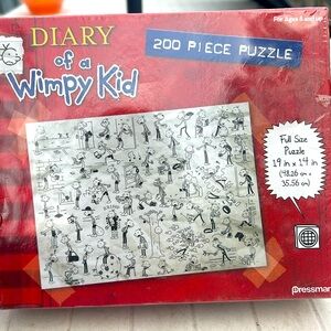 NWT Diary of A Wimpy Kid 200 piece puzzle